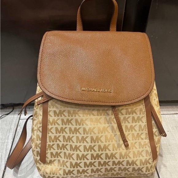 Michael Kors Handbags - Michael Kors Evie Bag MK Monogram Backpack